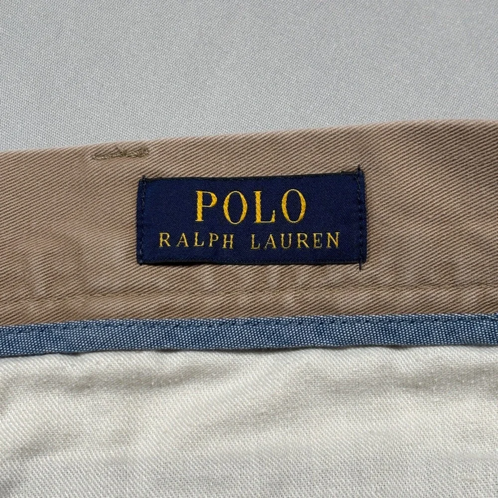 Polo Ralph Lauren Chino Shorts Mens 38 Tan Classic Fit 9